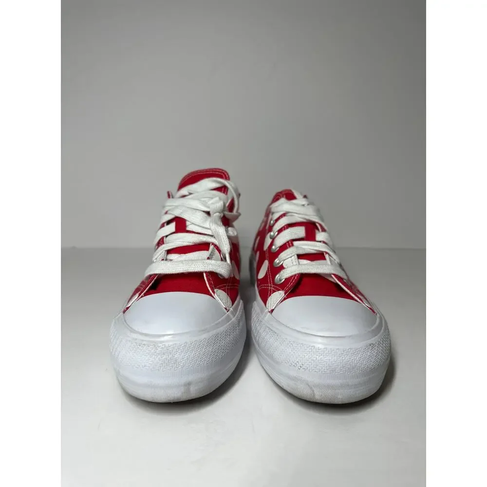 Disney Red White Minnie Mouse Polka Dot Low Top Sneakers